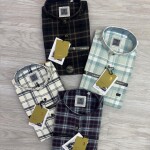 logoff cotton oxford checks shirt