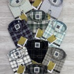logoff cotton oxford checks shirt
