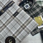 logoff cotton oxford checks shirt
