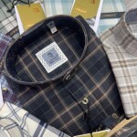 logoff cotton oxford checks shirt
