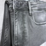black letter jeans pant