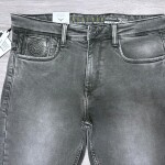 black letter jeans pant