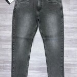 black letter jeans pant
