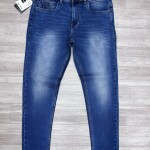 black letter jeans pant