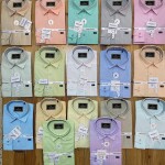 wood machine linen shirt