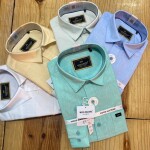 wood machine linen shirt