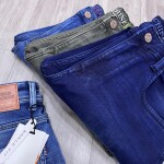 Wood machine Ankle Fit Jeans