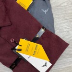 Black letter imported sawed shirts
