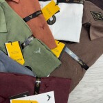 Black letter imported sawed shirts