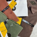 Black letter imported sawed shirts