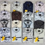 black letter cotton linen printed shirt