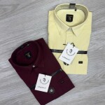 logoff cotton oxford shirt