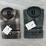 logoff mélange embroidery shirt