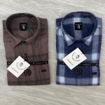 logoff mélange embroidery shirt