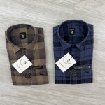 logoff mélange embroidery shirt
