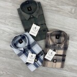 logoff mélange embroidery shirt