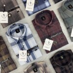 logoff mélange embroidery shirt