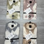 logoff imported embroidery shirt