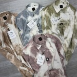logoff imported embroidery shirt
