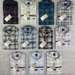 logoff cotton oxford checks shirt