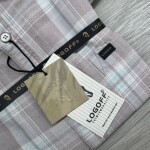 logoff cotton oxford checks shirt