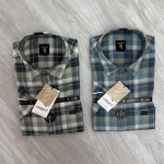 logoff cotton oxford checks shirt