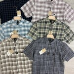 logoff cotton oxford checks shirt