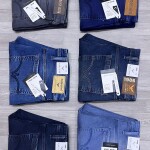 black letter jeans pant