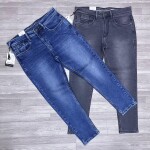 black letter jeans pant