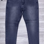black letter jeans pant