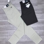black letter slim fit cotton pant