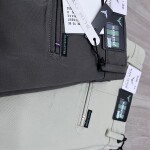 black letter slim fit cotton pant