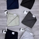 black letter slim fit cotton pant