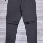 black letter slim fit cotton pant