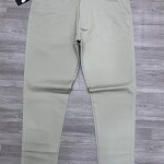 black letter slim fit cotton pant