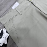 black letter slim fit cotton pant
