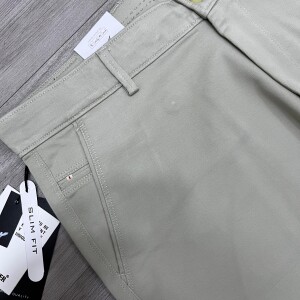 black letter slim fit cotton pant