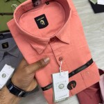 logoff cotton linen shirt