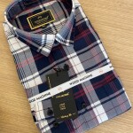 wood machine checks cotton shirt