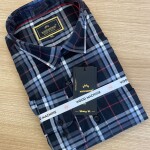 wood machine checks cotton shirt