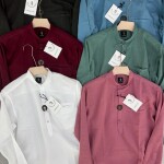 logoff cotton linen shirt