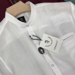 logoff cotton linen shirt