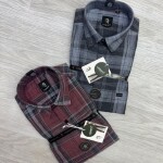 logoff melange checks shirt