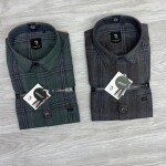 logoff melange checks shirt