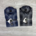 logoff melange checks shirt