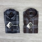 logoff melange checks shirt
