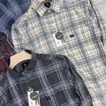 logoff melange checks shirt