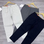wood machine baggy linen pant