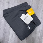 wood machine baggy linen pant