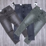 Black Letter Ankle Fit Jeans